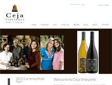 Tablet Screenshot of cejavineyards.com